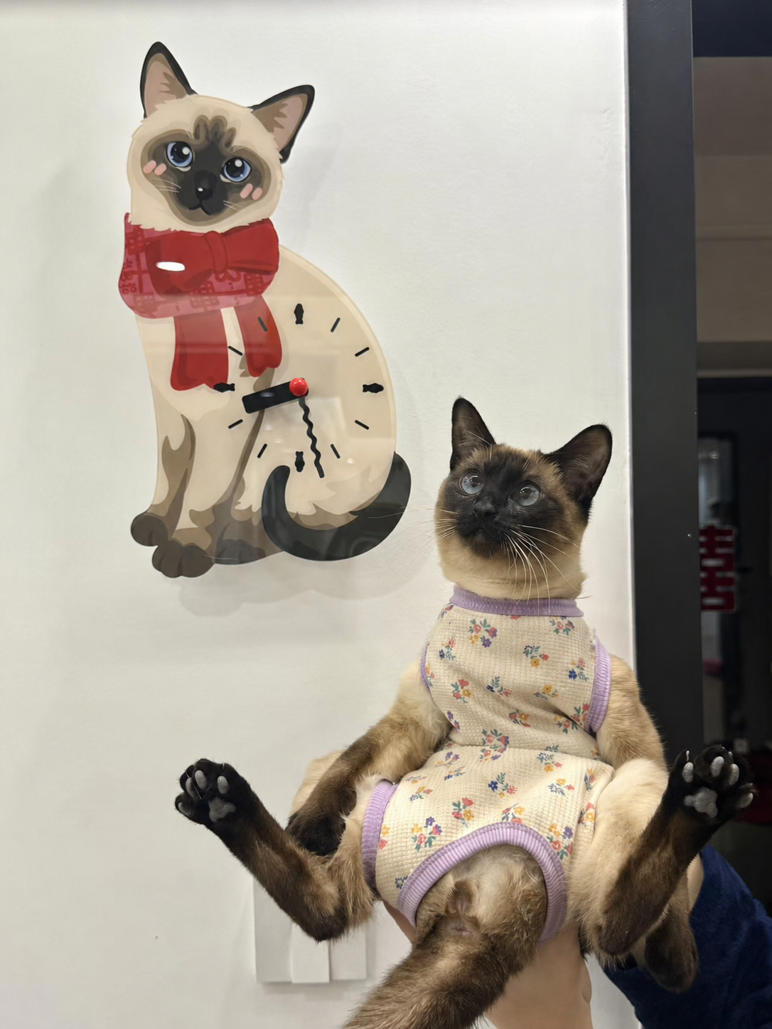 Custom Pet Portrait Wall Clock