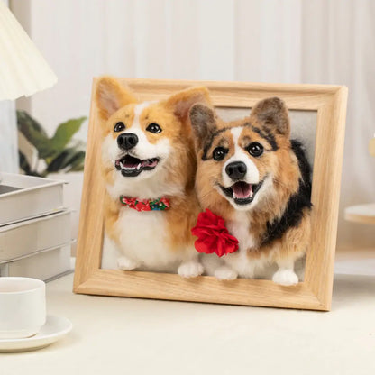 Framed Pet Portrait-Dog